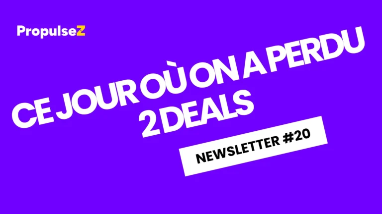 ce jour où on a perdu 2 deals