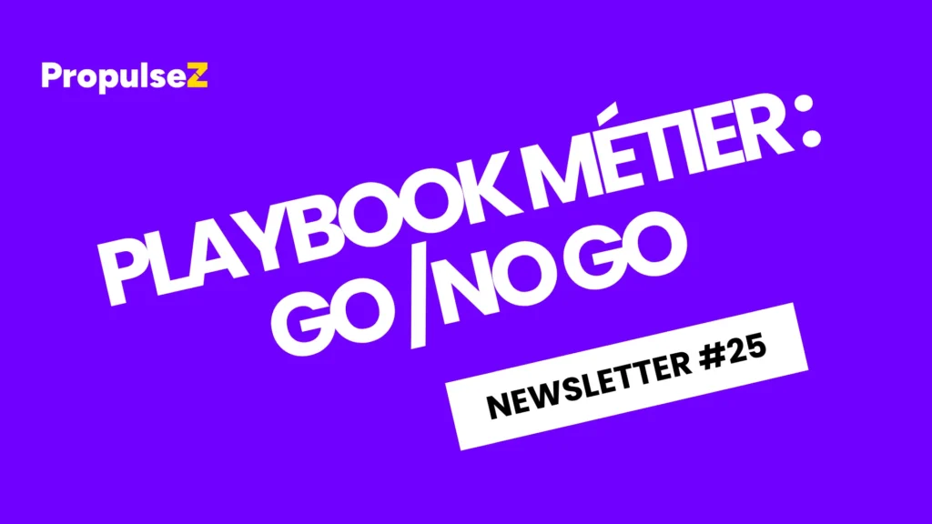 Playbook métier : GO / NO GO